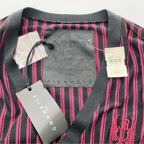John Richmond Striped Cardigan